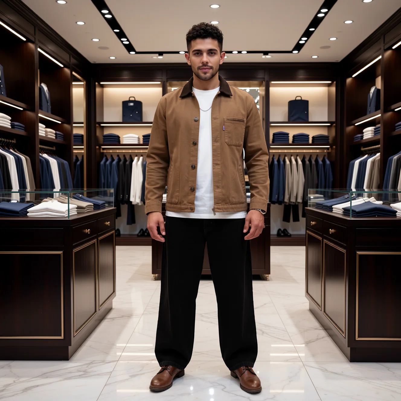Mateo DressMe variation one, shown full frame